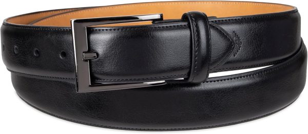 Men's 1 3/8 in. Feather-Edge Belt with Two-Row Stitching - Image 2