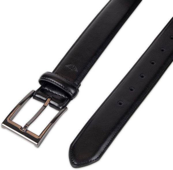 Men's 1 3/8 in. Feather-Edge Belt with Two-Row Stitching - Image 4