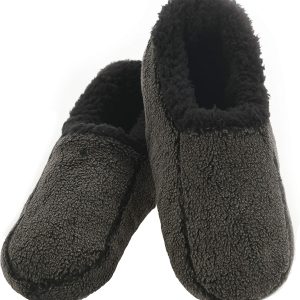 Mens Two Tone Fleece Lined Slippers - Comfortable Slippers for Men - Two Tones