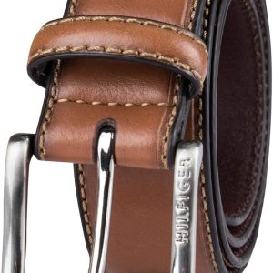 Men's Everyday Casual Jean Belt with Classic Harness Buckle